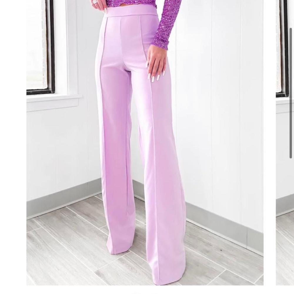 Purple bell bottoms